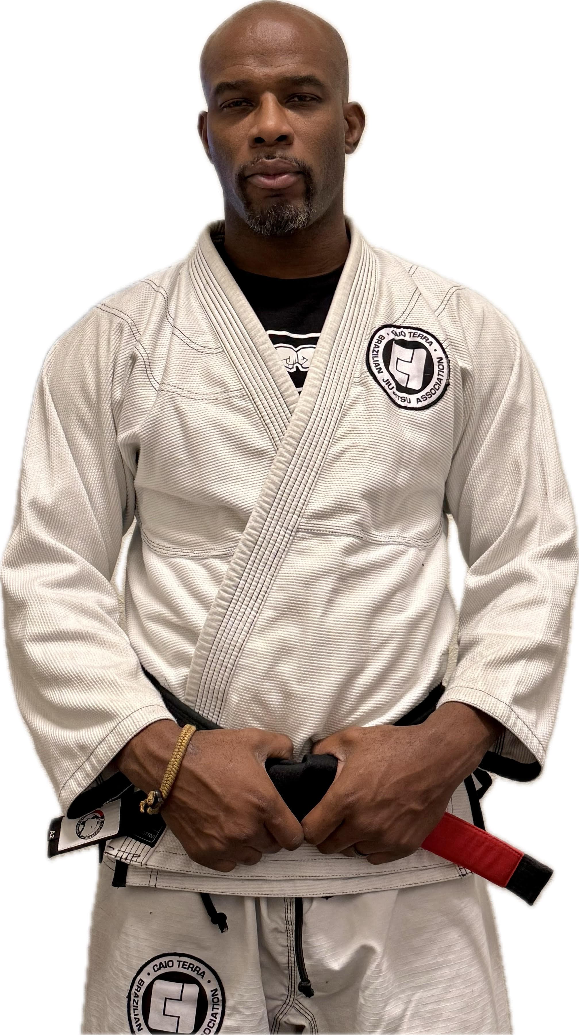 Markangelo Lovitt in a Brazilian Jiu-Jitsu gi